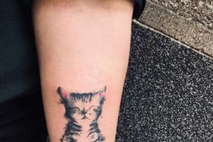 Что значит татуировка кот Значение тату кота у мужчин